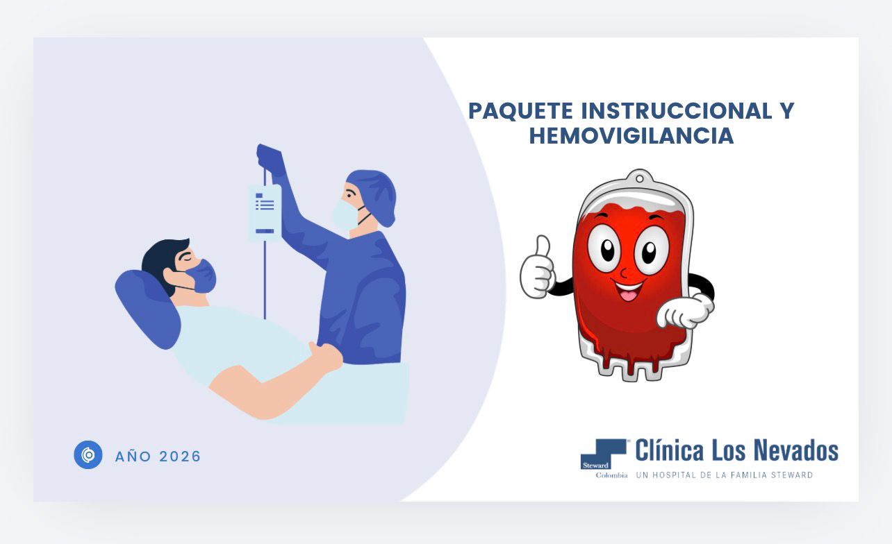 Paquete instruccional y Hemovigilancia